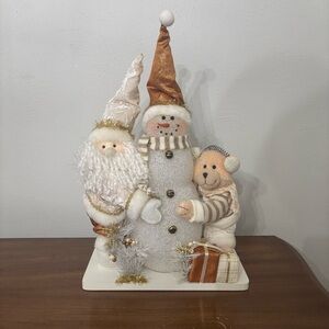 Quacker Factory Lifestyles Snowman Fiber‎ Optic Color Changing Decoration